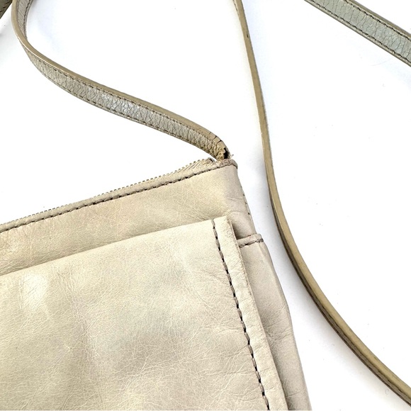 HOBO Leather Crossbody Bag & Jewelry Bundle Boho Crystal Necklace & Earrings - Picture 11 of 12